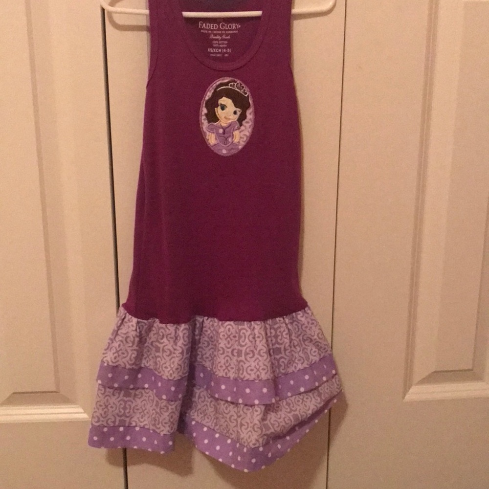 Custom Purple Disney Sofia the First Dress 4 5